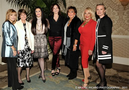 Marilu Henner, Barbara Lazaroff, and others at Israel Cancer Research Fund (ISRF) "Women of Action" 2011 Luncheon