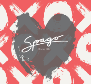 Spago Beverly Hills Valentine's Day dinner logo 2020