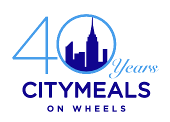 Citymeals on Wheels 40 years logo