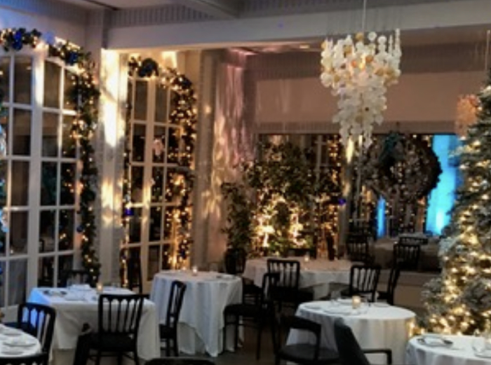 Spago Beverly Hills at Christmas