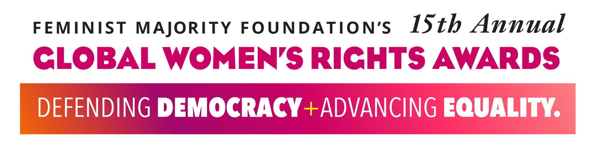 Global Women's Rights Awards logo