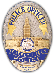 Beverly Hills Police Officers badge