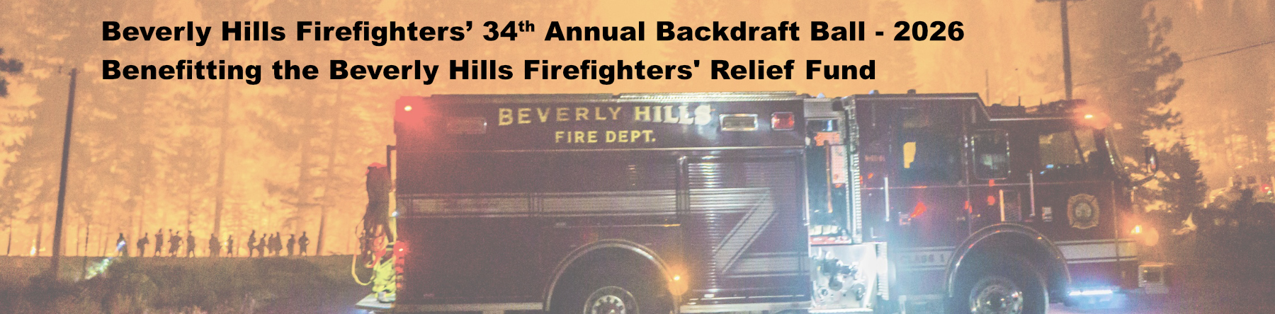 Beverly Hills Firefighters’ 34th Annual Backdraft Ball 2026
