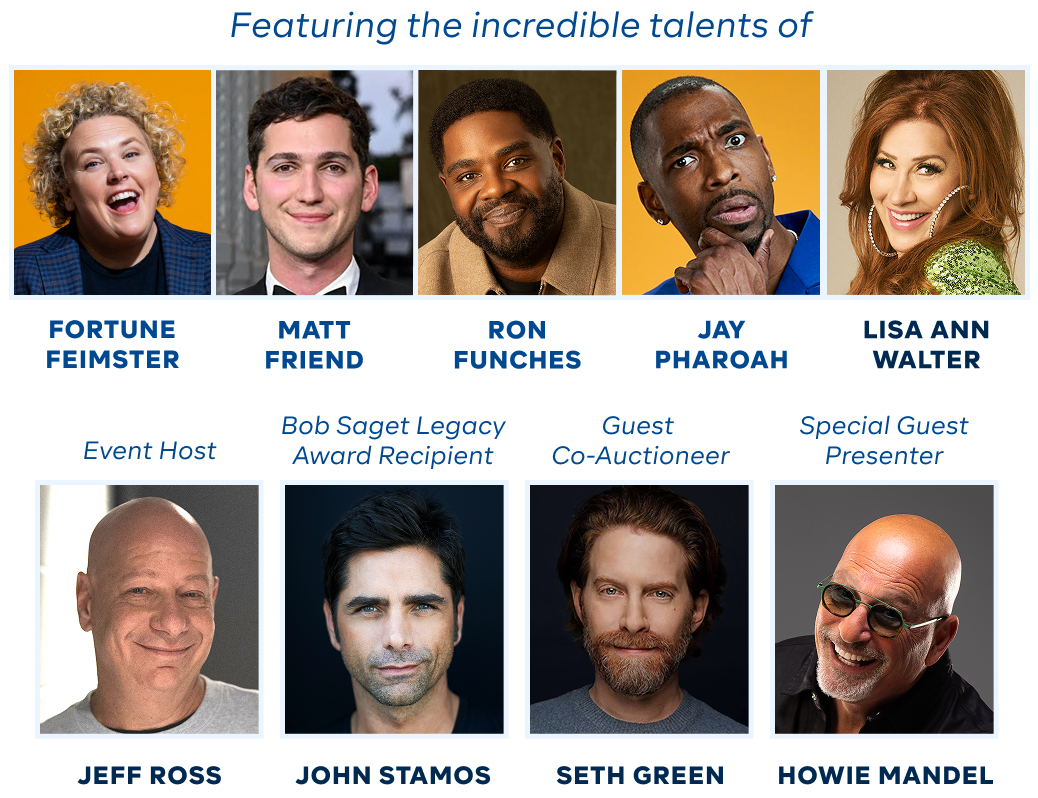 Scleroderma Research Foundation’s Cool Comedy Hot Cuisine performers