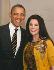 President Barak Obama with Barbara Lazaroff President Barak Obama with Barbara Lazaroff