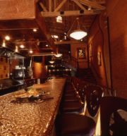 A food counter at ObaChine A food counter at ObaChine