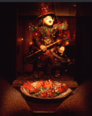 An ObaChine marionette An ObaChine marionette, part of Barbara Lazaroff's ObaChine restaurant decor