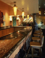 Granita's countertop seating Granita's countertop seating