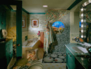 Barbara Lazaroff's fantasy design for a period bathroom in Greystone Mansion Barbara Lazaroff's fantasy design for a period bathroom in Greystone Mansion